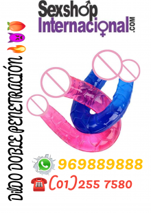 DILDO DOBLE ESTIMULACION-PAREJAS LESBISCAS-SEXSHOP MIRAFLORES 